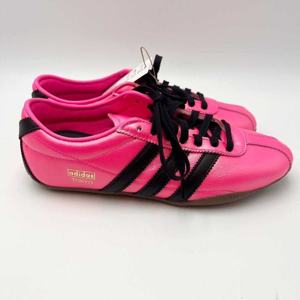Adidas Womens Tokyo Casual Sneakers Size 6 Pink Black NWOB - Picture 3 of 12